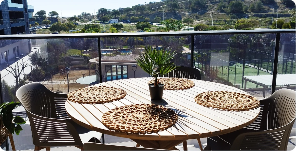 Appartement Yvonne Villajoyosa - spacious covered terrace